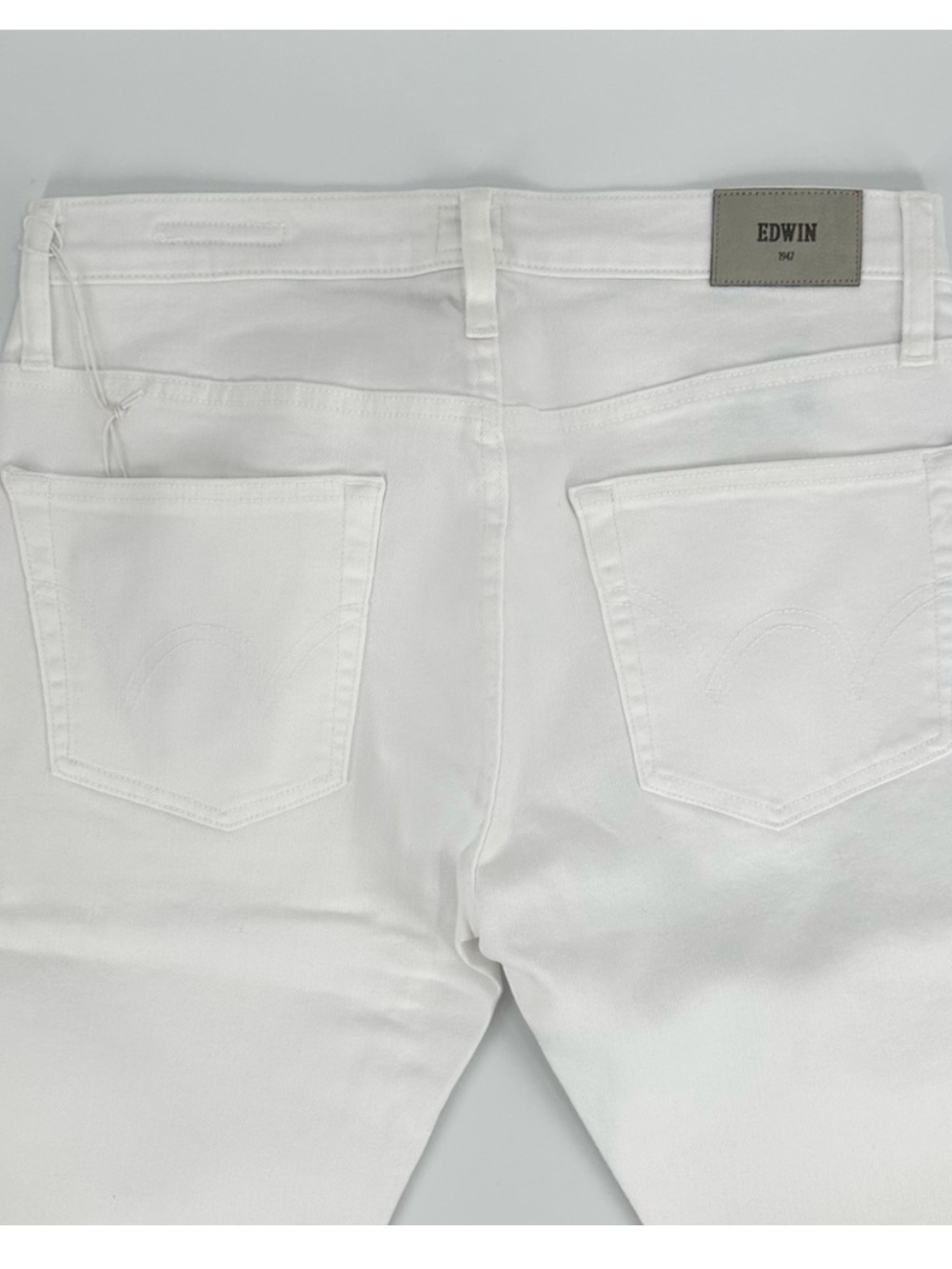 Edwin Jamie Boyfriend Relaxed Fit Denim Jean Pants, Optic White, Size 27, NWT - Picture 9 of 14